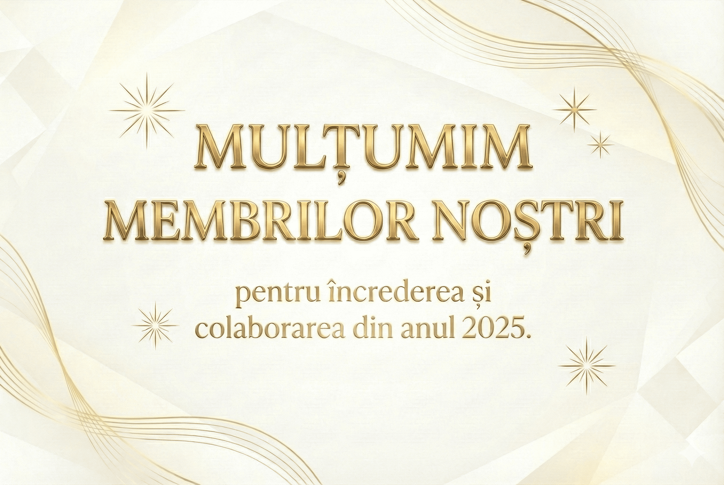 Read more about the article Mulțumim pentru un an excepțional!